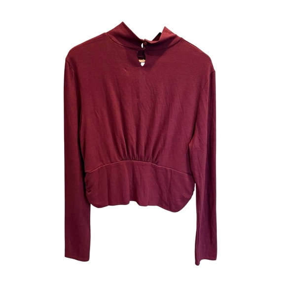 Brea Canyon Women's Roza Long Sleeve Blouse Keyhole Front Knit Shirt Sz XXL - Picture 2 of 11